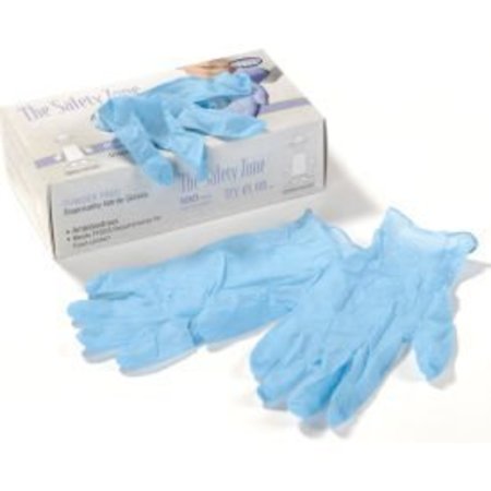 SEIDMAN ASSOCIATES GNPR-1M, Nitrile Disposable Gloves, Nitrile, Powder-Free, XL, 100 PK, Blue GNPR-XL-1M